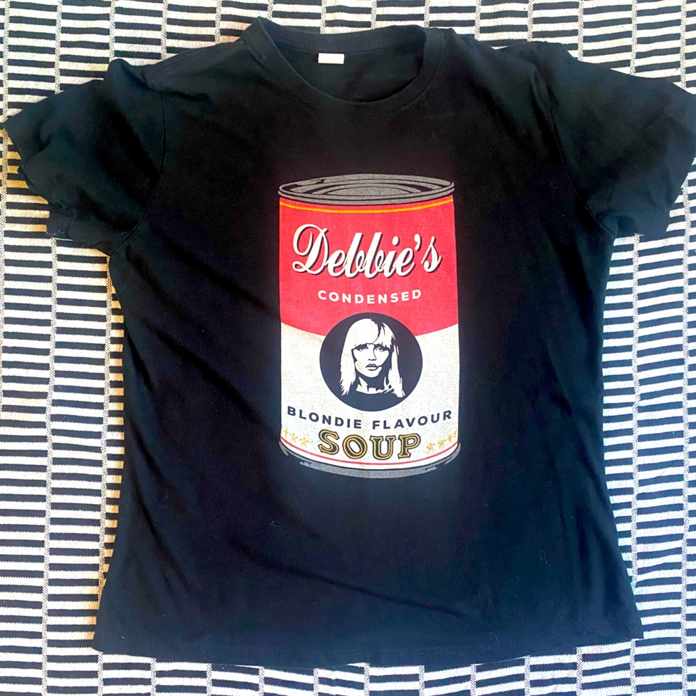 Debbie Harry, Blondie black t-shirt xl